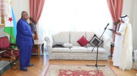 جانب من تسليم أوراق الاعتماد