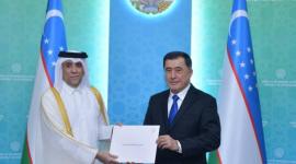 جانب من تسليم أوراق الاعتماد