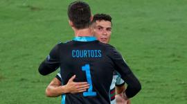 كريستيانو رونالدو وتيبو كورتوا