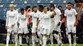 فرحة فريق الريال بالصعود للنهائي