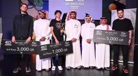 جانب من تتويج الفائزين