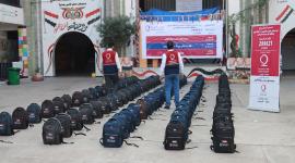 قطر الخيرية استأجرت مبنى بديل للطلاب