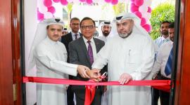 جانب من افتتاح المكتب الجديد لقطر الخيرية في كولومبو