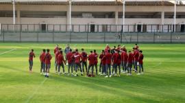 من تدريبات العنابي استعدادا لمواجهة الكويت