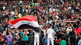 الجماهير في ملعب البصرة