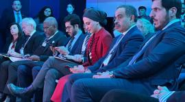 سعادة السيد علي بن أحمد الكواري وزير المالية خلال المشاركة في أعمال هذا المنتدى