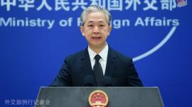 المتحدث باسم الخارجية الصينية وانغ ون بين