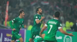 فرحة لاعبي العراق