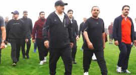 وزير العدل خلال مشاركته في اليوم الرياضي