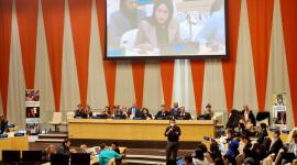 خلال كلمة سعادة الشيخة علياء أحمد بن سيف آل ثاني المندوبة الدائمة لدى الأمم المتحدة