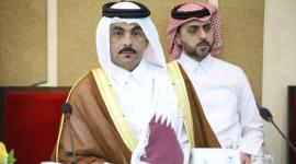 جانب من المشاركة القطرية في الاجتماع