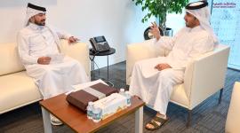 جانب من الحوار مع وكالة الأنباء القطرية