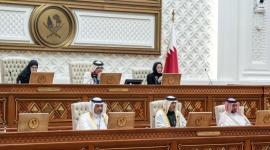 جانب من جلسة مجلس الشورى