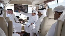 معالي رئيس الوزراء خلال تفقده حلبة لوسيل