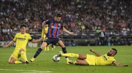 مباراة سابقة بين برشلونة وفياريال