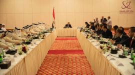 جانب من لقاء رئيس الوزراء المصري بممثلي غرفة قطر