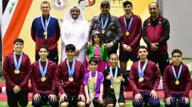 اللاعبون المتوجون بالميداليات الذهبية