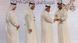 سعادة الدكتور عبد الله بن عبد العزيز بن تركي السبيعي وزير البلدية يكرم المشاركين