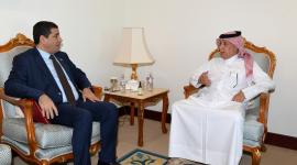 وزير الدولة للشؤون الخارجية خلال تسلم الرسالة الخطية