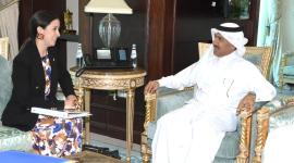 على هامش جلسة المشاورات