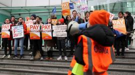 جانب من الوقفة الاحتجاجية