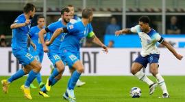 مباراة سابقة بين إيطاليا وإنجلترا