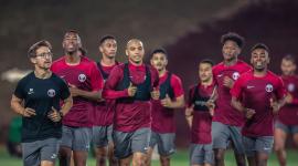 من تدريبات منتخب قطر الأولمبي