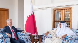 صاحب السمو خلال استقباله سفير البرازيل