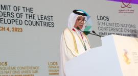 سعادة السيد سلطان بن سعد المريخي وزير الدولة للشؤون الخارجية