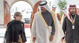 معالي رئيس الوزراء خلال مغادرته العاصمة تونس