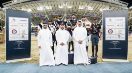 جانب من تتويج الفائزين