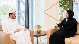 سعادة وزير التعليم في حديثها إلى وكالة الأنباء القطرية