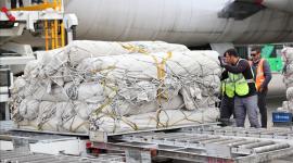 جانب من المساعدات