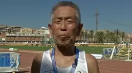 العداء الياباني هيرو تاناكا