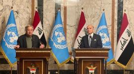 جانب من المؤتمر الصحفي المشترك