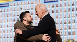 الرئيس الأمريكي والرئيس الأوكراني