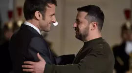 زيلينسكي وماكرون