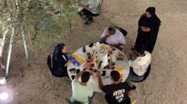 جانب من الورشة الفنية