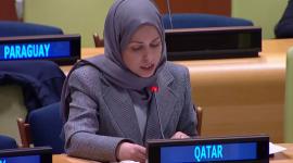 سعادة الشيخة علياء أحمد بن سيف آل ثاني المندوب الدائم لدولة قطر لدى الأمم المتحدة