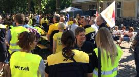 جانب من عملية الإضراب