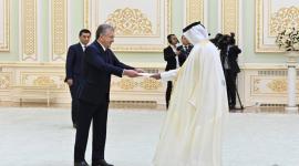 جانب من تسليم أوراق الاعتماد