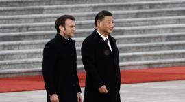 الرئيسان الصيني والفرنسي