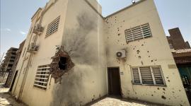 آثار الاشتباكات في السودان