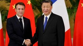 الرئيس الفرنسي و نظيره الصيني