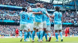 جانب من المباراة