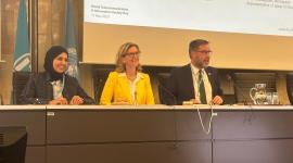 جانب من مشاركة سعادة الدكتورة هند المفتاح في الاحتفال