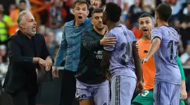 فينيسيوس جونيور في مباراة ريال مدريد وفالنسيا