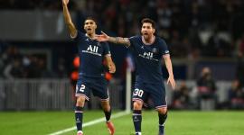 ليونيل ميسي وأشرف حكيمي