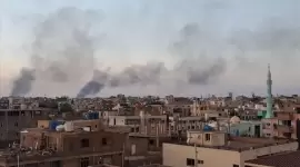 آثار الاشتباكات في السودان