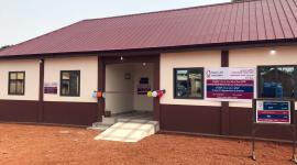 أحد المراكز الصحية الجديدة في غانا